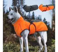 Réflexion Réfléchissante Extérieure Moyenne Et Gros Chien Manteau De Chien Hiver Épais Chaud De Bulldog De Veste De Labrador,Gris,3XL