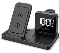 Reflexion Station de charge de table 2.5 W, 5 W, 15 W, 7.5 W noir chargeur sans fil