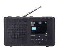 Reflexion TRA23DAB/GR Radio de table DAB+, DAB, FM DAB+, FM rechargeable anthracite, gris