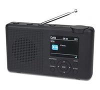 Reflexion TRA23DAB/GR Radio de table DAB+, DAB, FM DAB+, FM rechargeable anthracite, gris