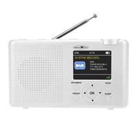 Reflexion TRA23DAB/WH Radio de table DAB+, DAB, FM DAB+, FM rechargeable blanc