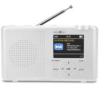 Reflexion TRA23DAB/WH Radio de Table Dab+, Dab, FM Dab+, FM Rechargeable Blanc