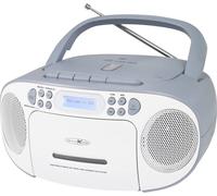 Reflexion Tragbarer Radiorecorder Radio-lecteur CD DAB+, FM, DAB AUX, CD, Cassette, USB blanc, bleu