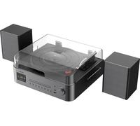 Reflexion Tuner Hi-Fi pour radio Internet noir, marron DAB+, Lecteur CD, Bluetooth®, avec enceintes