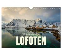 Réflexions dans les îles Lofoten (Calendrier mural 2026 DIN A4 horizontal), CALVENDO calendrier mensuel