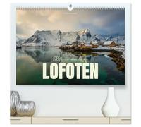 Réflexions dans les îles Lofoten (Calendrier mural haut de gamme 2027 DIN A2 vertical), CALVENDO calendrier mensuel: Voyage hivernal dans l'archipel des Lofoten