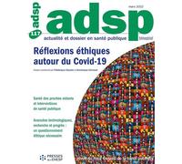 Réflexions éthiques autour du Covid-19 N 117 - Frédérique Claudot - Presses Ehesp - broché - Revue