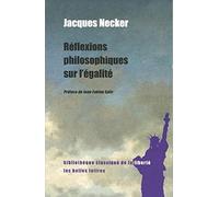 Réflexions philosophiques sur l'égalité