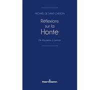 Réflexions sur la Honte De Rousseau à Lévinas - Michaël De Saint-Cheron - Hermann - broché - Essai