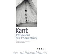 Reflexions sur l'education