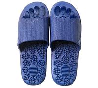 Réflexologie & Acupression Massage Pantoufles Sandales Pour Hommes Et Femmes Chaussures De Douche Favorise Circulation Sanguine Et Soutien De La Voûte Plantaire Pour Meilleure Santé ( Color : Deep blu
