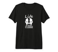 Réflexologie La Vie est Courte Obtenez Un Massage Réflexologue T-Shirt Haut de Gamme
