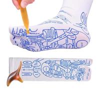 Réflexologiques - Pour Acupressions, Chaussettes De Massage Des Pieds, Chaussettes De Thérapie Pour La Relaxation, Circulation, Réduction Du Stress | Confortable De Massage En Coton