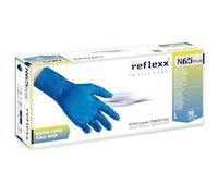 Reflexx N65P/L Gants en nitrile full grip MANCHETTE X-LONG 29 CM, taille L
