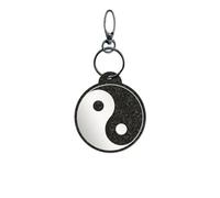 Reflexy Pendentif réflecteur Yin et Yang - Feutre recyclé Réflecteur piéton Pendentif Yin Yang Jing Jang Chine Philosophie chinoise opposé Taijitu Esotérisme