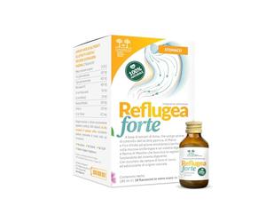 REFLUGEA FORTE Salugea - Contrôlez les acides de l'estomac - Éteignez la sensation de feu dans l'estomac - avec Mauve, Mucosave FG, Résine de Mastiha, Amla, Figue et tilleul