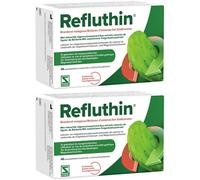 Refluthin® | Brûlures d’estomac et symptômes d’acidité gastrique tels que les remontées acides Goût fruité Comprimé(S) À Croquer 2x48 pc(s)
