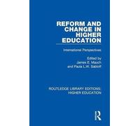 Reform And Change In Higher Education