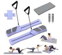 Réformateur de Pilates portables - Comité d'exercices compacts, équipement de formation multifonctionnel | Accessoire de gymnastique pour la maison légère, d'entraînement d'endurance pour les