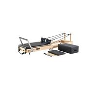 Réformateur Pilates Pliable Bois Capacité 181,44kg Avec Double Résistance Ressort