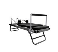 Reformateur pliant Pilates, réformateur de la maison Pilates - Lit de formation au noyau pilate réglable - Machine d'entraînement de de capacité de poids de 300 lbs pour le gymnase à domicile en milie
