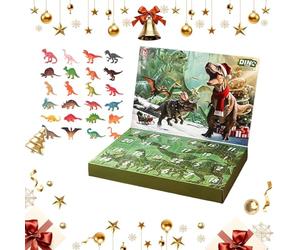Réforme de Noël Dinosaur pour : Calendrier de l'avent de 24 Jours passionnant Cadeau de Jouets de Noël avec Surprises Quotidiennes, Jeu Attrayant et éducatif, et Convivial pour Les