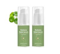 Réforme des rougeurs Sérum apaisant, sérum rouge-relief, irritation apaisante, réparation de barrière de soutien, hydratation lisse, apaisant léger, formule douce pour la peau sensible (2pcs)