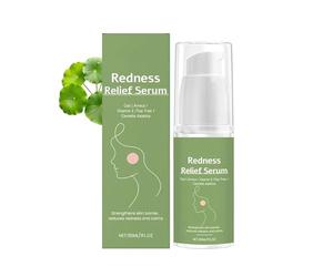 Réforme des rougeurs Sérum apaisant, sérum rouge-relief, irritation apaisante, réparation de barrière de soutien, hydratation lisse, apaisant léger, formule douce pour la peau sensible (1pc)