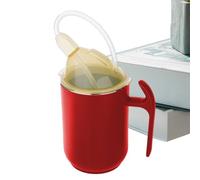 REFORMÉ - Tasse à boisson à l'épreuve pour les seniors - Cup de consommation d'alcool en acier inoxydable multifonctionnel 400 ml | Aide à la consommation ergonomique avec poignée, couvercle amovible