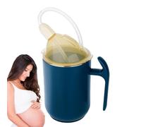 REFORMÉ - Tasse à boisson à l'épreuve pour les seniors - Cup de consommation d'alcool en acier inoxydable multifonctionnel 400 ml | Aide à la consommation ergonomique avec poignée, couvercle amovible