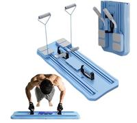 Reformer Machine de Pilates - Planche d'entraînement abdominale | Planche multifonctionnelle avec coudière et bandes de résistance | automatique pour abdominaux pour salle de sport à domicile