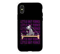 Reformer Pilates Cat Petit mais féroce Coque pour iPhone X/XS