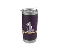 Reformer Pilates Cat Petit mais féroce Gobelet isotherme en acier inoxydable double paroi