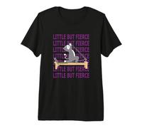 Reformer Pilates Cat Petit mais féroce T-Shirt Haut de Gamme