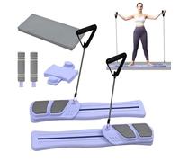 Reformer Pilates Machine - Équipement Fitness Complet & Set Pilates Multifonction,Équipement de Résistance Portable pour Entraînement Yoga, Fitness Femme et Cardio à Domicile