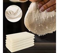 Reforung 5 Pcs Étamine Tissu 50×50cm Chiffons en Mousseline Tissu filtrant en Coton Non Blanchi Réutilisable Mousseline Alimentaire pour Alimentaire Yaourt Jus Vin Filtrer Égoutter la Cuisson