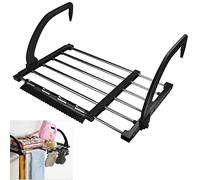 REFORUNG Séchoir Express Séchoir Suspendu Acier Inoxydable Métallique Extensible 42-73cm Séchoir Radiateur Séchoirs à Linge Pliable étendoir Balcon pour étendre sécher lessive vêtements mouillées