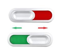 REFORUNG Vie Privée Signe Panneau de Confidentialité Occupé Vacant Panneau de Confidentialité Vacant Signe Panneaux de Porte/Occupé Blank Slider Indicateur de Porte (Vide sans Texte)