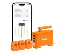 Refoss EM06P Compteur Intelligent 3 Canaux jusqu'à 120A, WiFi Compteur d'Énergie Triphasé avec API Open, MQTT, Interface Web HTTP, Compatible Home Assistant, pour Centrales Électriques de Balcon, PV