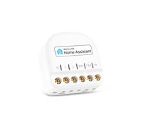 Refoss ESP8266 Mini interrupteur à relais intelligent WiFi Compatible avec Home Assistant, Alexa, Google Home interrupteur d'éclairage intelligent 10A avec mesure du courant