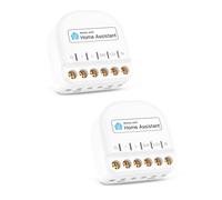 Refoss ESP8266 Mini interrupteur à relais intelligent WiFi Compatible avec Home Assistant, Alexa, Google Home interrupteur d'éclairage intelligent 10A avec mesure du courant