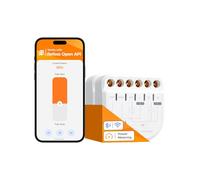 Refoss Interrupteur Connecté 2 Canaux 16A - Relais WiFi Intelligent Pour Volets Roulants et Lumières, avec Compteur d'Énergie, API locale, Compatible Home Assistant, Alexa et Google, 2 pièce