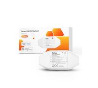 Refoss Interrupteur Intelligent, DIY Interrupteur Connecté avec Alexa et Google Home, Lot de 1 Commutateur WiFi avec Commande Vocale, Contrôle à Distance et Fonction de Temps, 2500W