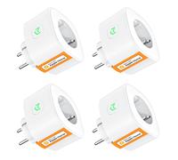 Refoss Smart Prise 16A WiFi HomeKit Alexa Google 4 pièces Blanc