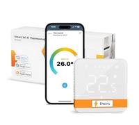 Refoss Thermostat Connecté pour Chauffage au Sol Électrique Compatible avec HomeKit, Siri, Alexa et Google Home, Thermostat WiFi avec Commande Vocale