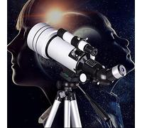 Réfracteur astronomique à Monture focale de 500 mm, réfracteur de 70 mm avec trépied et viseur, Vision Nocturne HD en Basse lumière, Sac à Dos et Filtre Lunaire