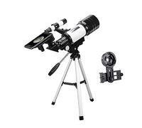 Réfracteur astronomique avec Support pour Smartphone et trépied 15-140X Réflecteur Idéal pour Les débutants pour Observer la Lune Planète Bon
