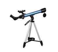 Réfracteur astronomique pour Adultes et Enfants, Ouverture de 50 mm, oculaire à Rotation complète de 600 mm pour l'astronomie avec Adaptateur pour Smartphone, trépied et Boussole