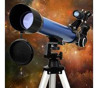 Réfracteur pour Enfants, trépied réglable pour l'astronomie, Miroir à 45°, Grande Ouverture de 50 mm, Portable pour débutants et Adultes