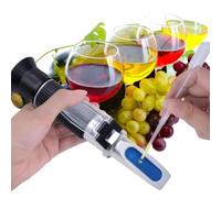 Réfractomètre 3 en 1 for raisins et vins alcoolisés (échelles Brix, Baume W25V/V)